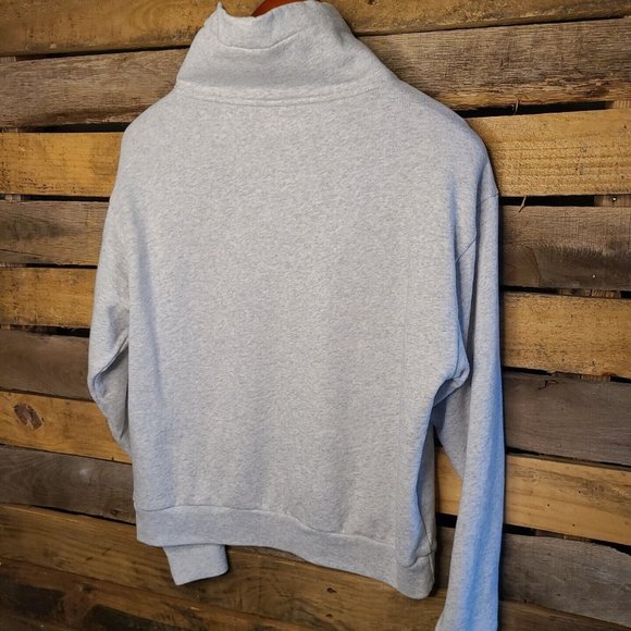 VICTORIA'S SECRET PINK~LOUNGE COWL NECK PULLOVER SWEATSHIRT~Gray size Sm - Picture 5 of 7